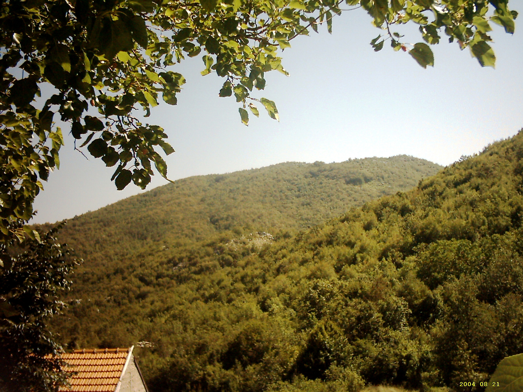 Pogled na Lisac iz Pišteta